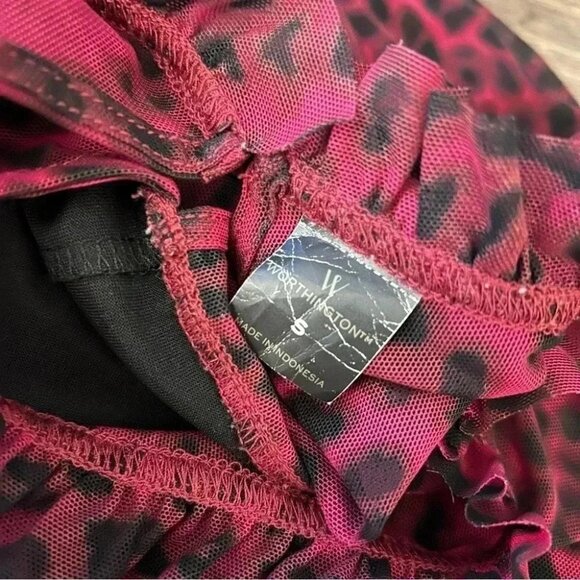 **Worthington sleek black semi formal/casual top  S - Picture 5 of 10